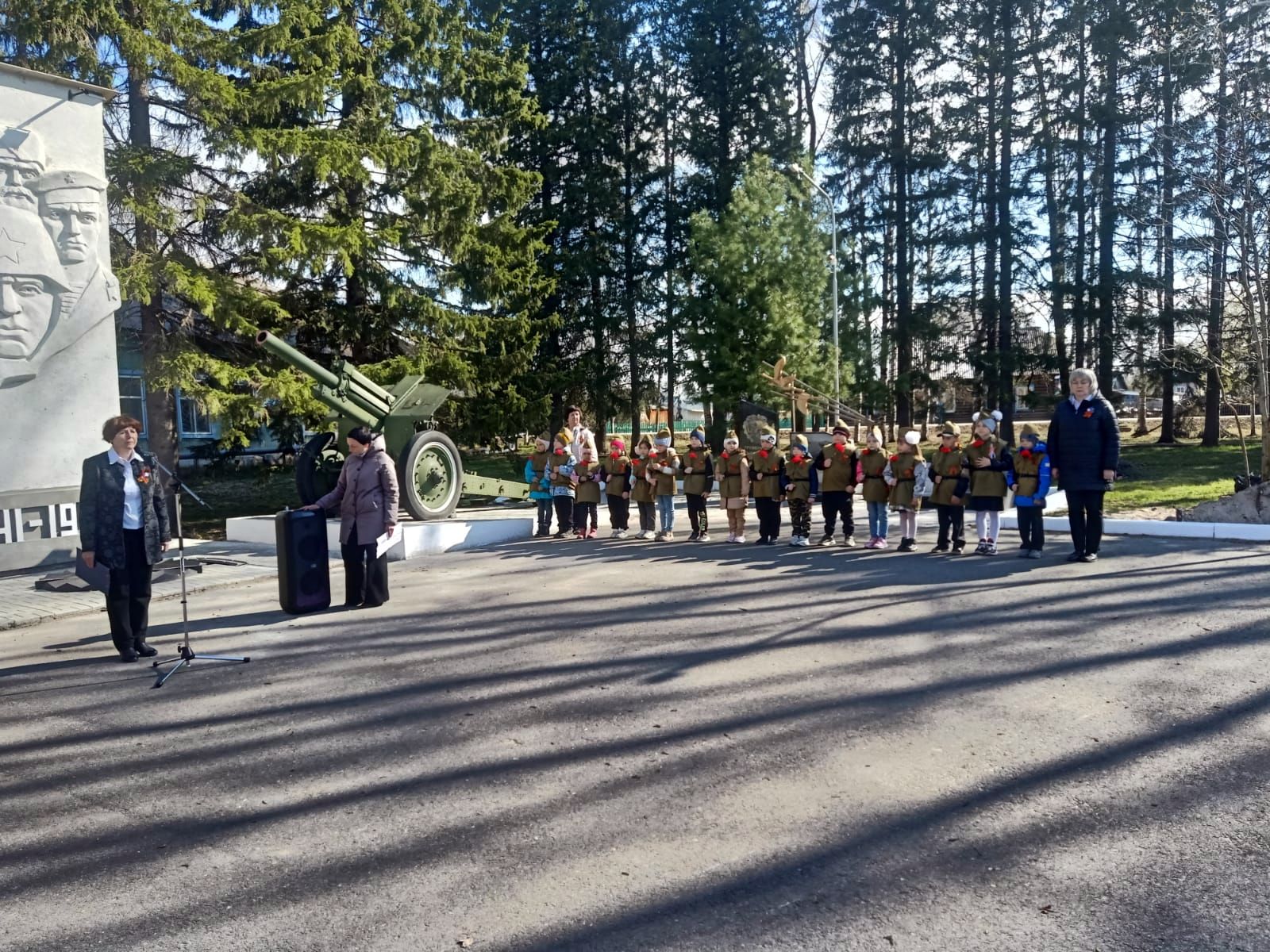Митинг к Дню Победы.